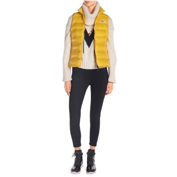 Moncler Ghana Short Shinny Nylon Puffer Vest, NEW - Picture 4 of 14